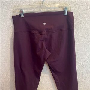 Lululemon Maroon/Purple Active Leggings